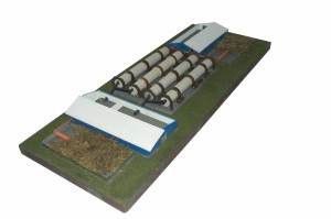Site Layout for 2 Waste Streams and 4 BioReactors.